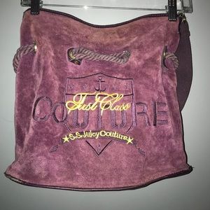 Juicy Couture Eggplant Crossbody Messenger Bag